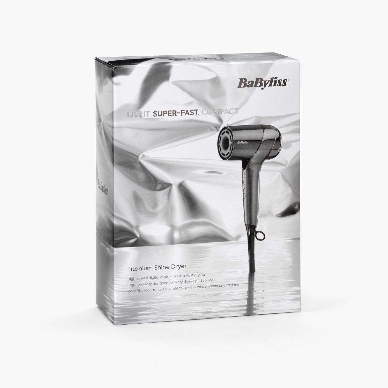 Titanium Shine Digital Motor Lightweight Compact Hair Dryer